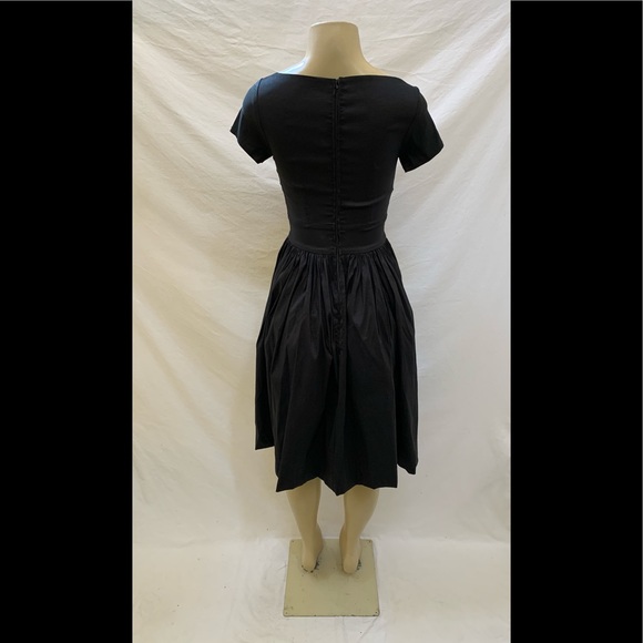 NWT Pinup Couture Size Small Black Short Sleeve Fit & Flare Dress - Picture 5 of 11